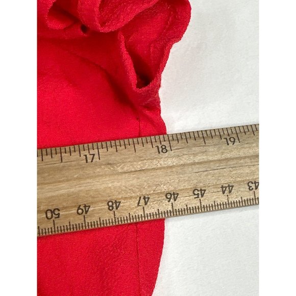 NWT Madewell‎ Short Sleeve Dress sz XS Red - Picture 4 of 6